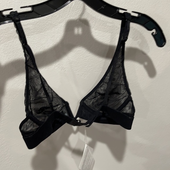 NWT la perla reggiseno triangolo bra in black - Picture 3 of 4